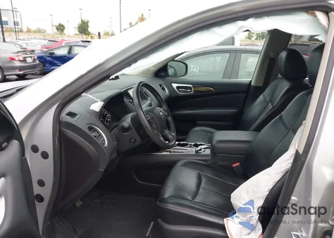 2015 Nissan Pathfinder Platinum from USA, damaged, VIN 5N1AR2MN7FC659191